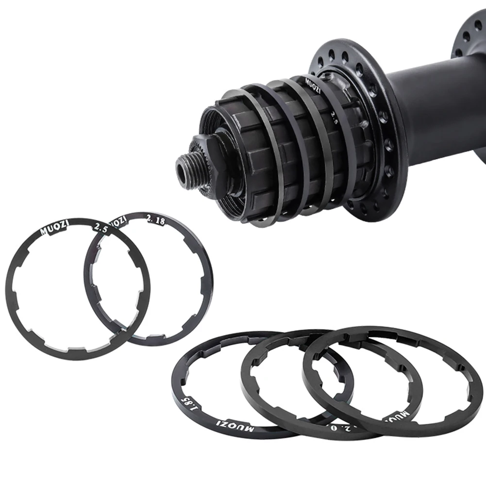 10개입 로드 자전거 허브 와셔 스페이서 전문 MTB 자전거 바텀 브래킷 와셔 플라이휠 카세트 가스켓 자전거 부품 야외용