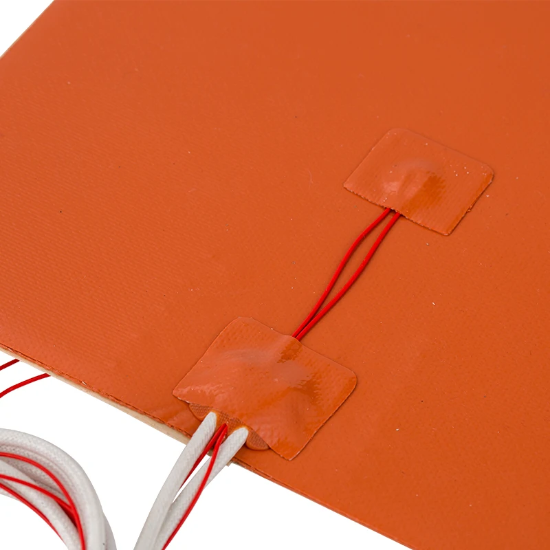 Almofada de Aquecimento de Cama Aquecida Silicone Impermeável 220 300 310 mm 12 24v 110v 220v para a Impressora 3d Ender3 Cr10 Parte Cama Quente 500 600 750w - Imagem 6