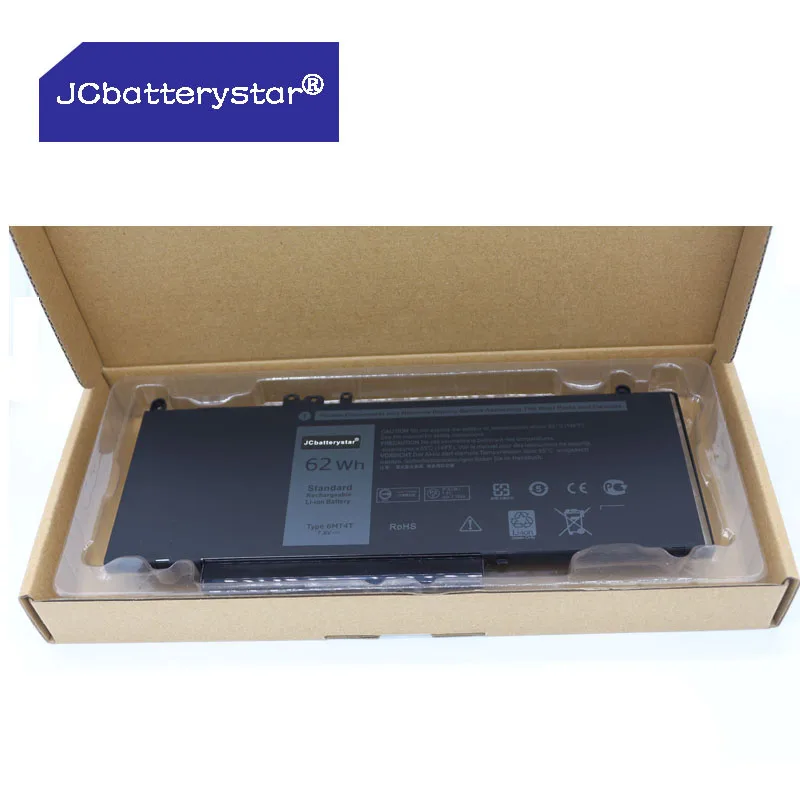 Фото JCbatterystar Новый 6MT4T Аккумулятор для ноутбука Dell Latitude E5470 E5570 15,6 