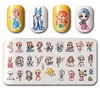 Nail Stamping Plate Disney Mixed Cute Princess Cartoon Nail Stamp Plate For Nails Art MouTeen212 1
