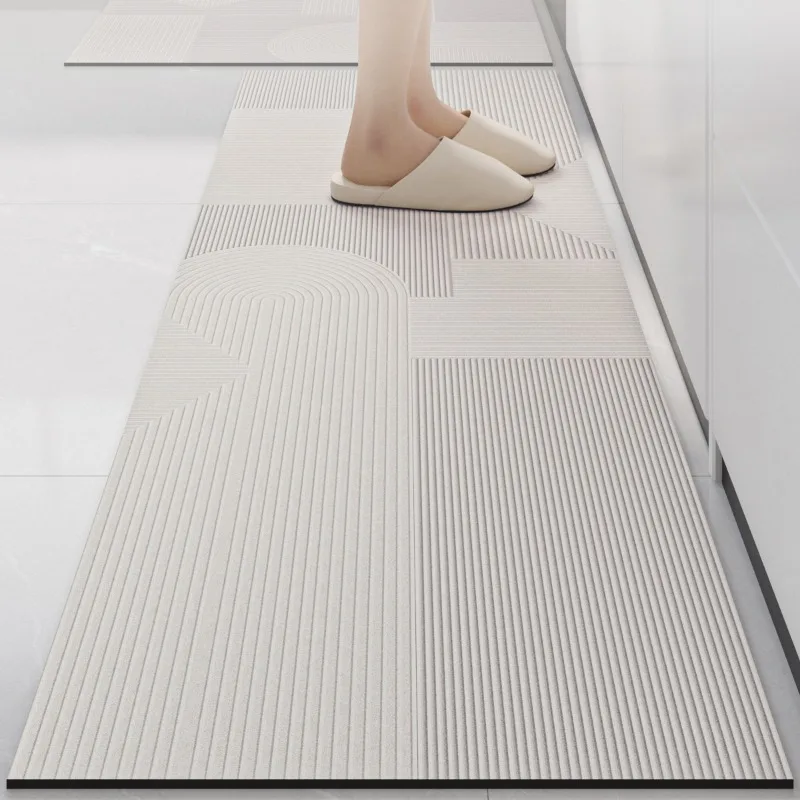 

Kitchen Rug Pvc Floor Mats Water-absorbent Quick-drying Carpet Non-slip Area Foot Mat Home Decoration 주방 카펫 Alfombra De Cocina