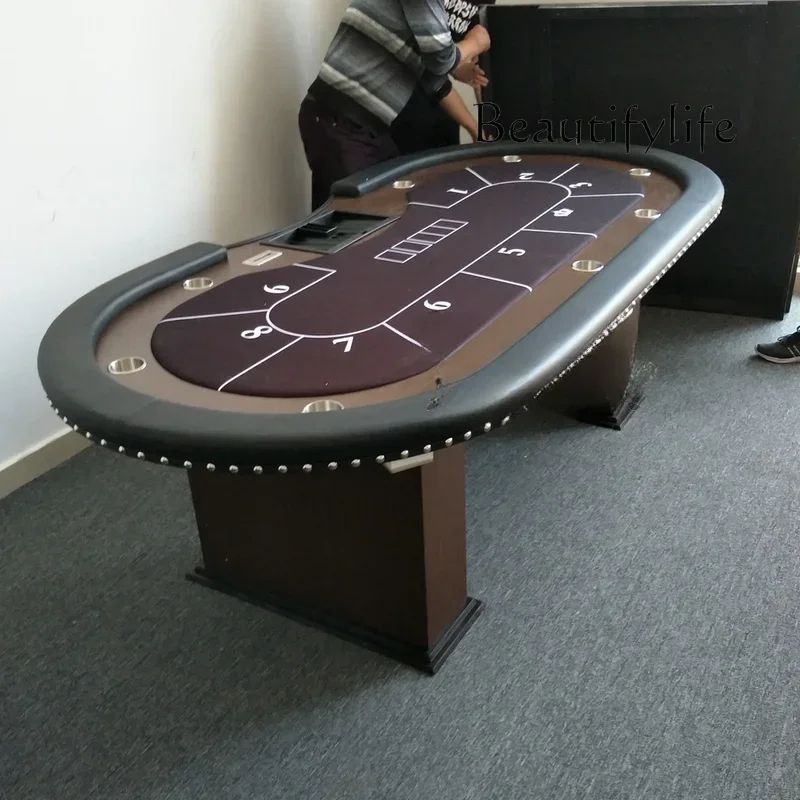 S ポーカー テーブル ダイニング会議兼用チップ テキサス ポーカー 