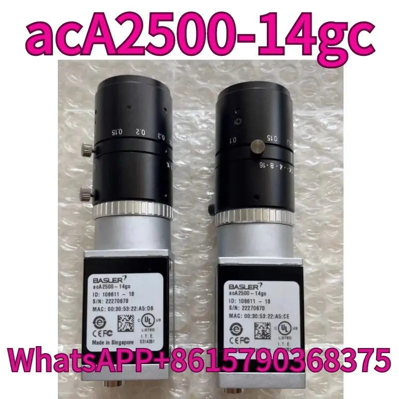 

Used ACA2500-14gc Industrial Camera