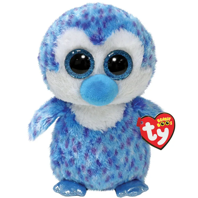 New 6''15cm Ty Beanie Boos Big Eyes Unicorn Dog Bear Owl Plush Toy Cute Animal Doll Kids Toys Christmas Gifts for Children