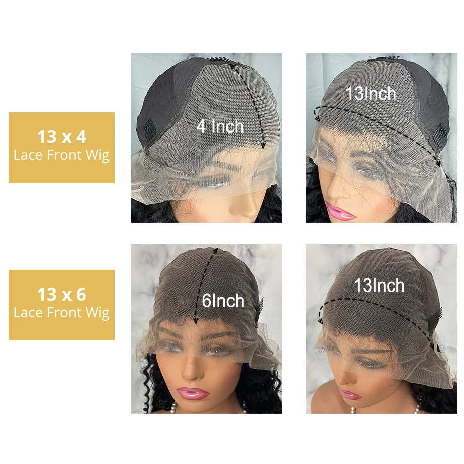 250 Density 40 44 Inch Bone Straight Hd Transparent 13x6 Lace Frontal Wig Brazilian 13x4 Hd Lace Front Human Hair Wigs For Women 6