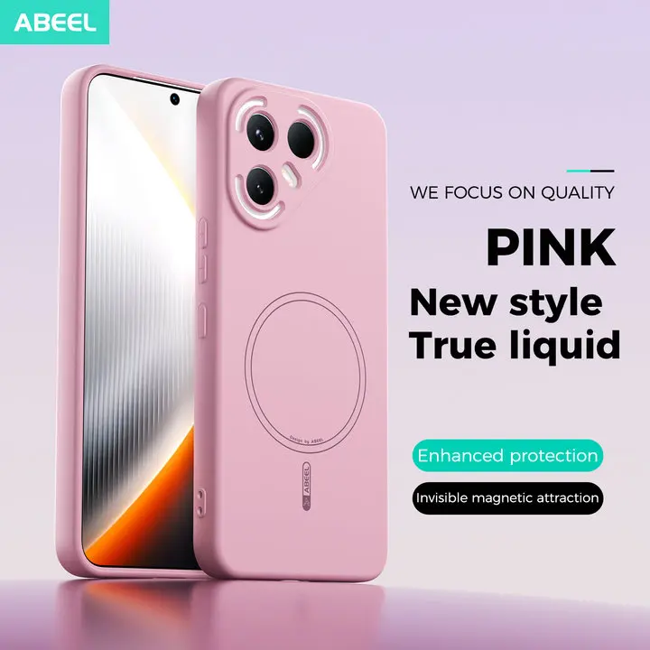 Magnetic Back Case with Camera Protector and Curve Design
