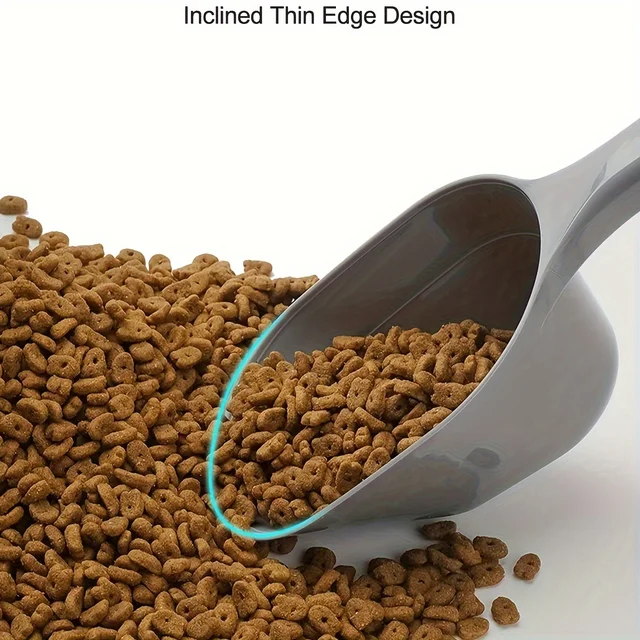 Pet Feeding Shovel Cat Food Scoop Large Capacity Multifunctional Cat Dog Spoon Plastic Pet Food Deep Shovel Pet Spoon 5