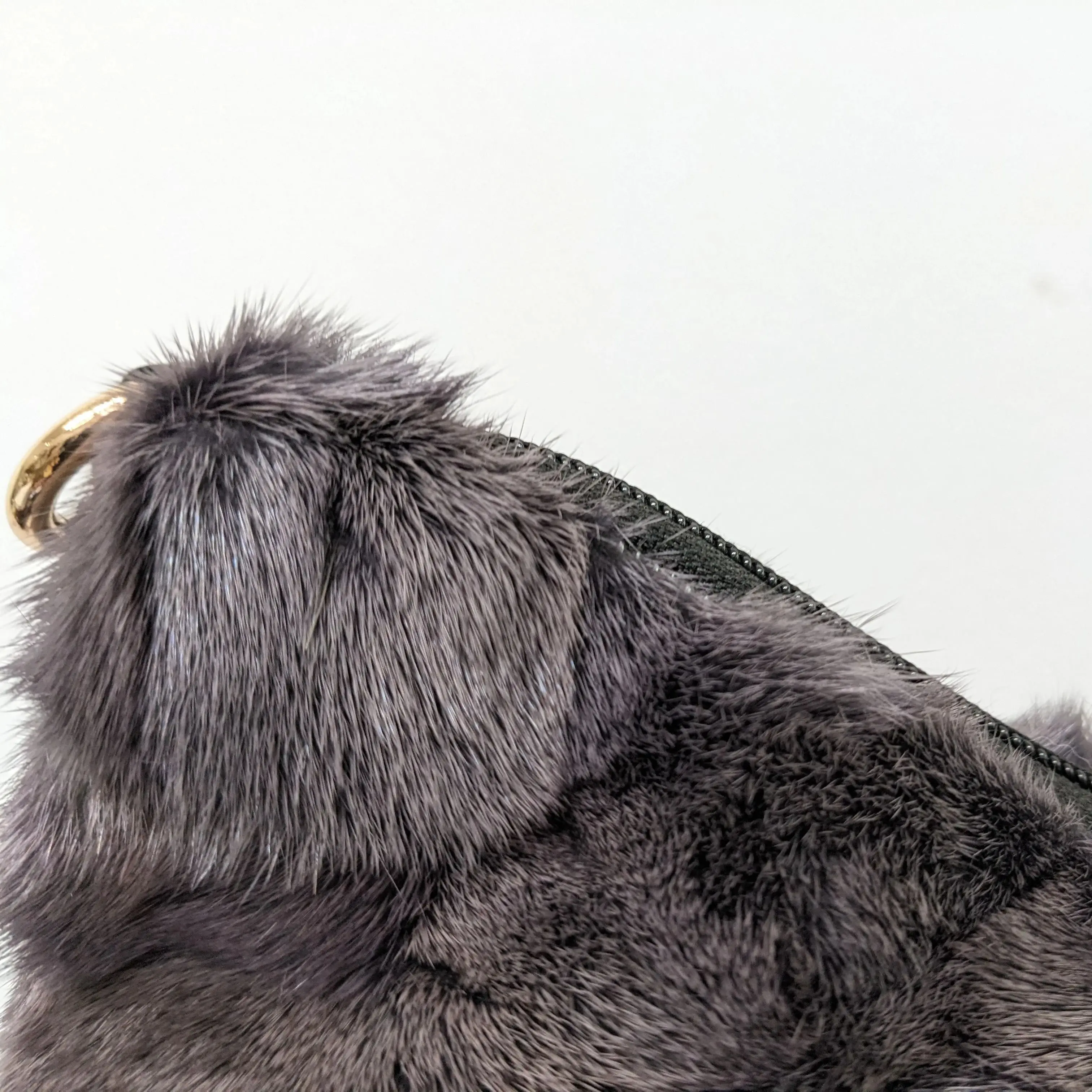 mink fur bag