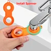 1440° Rotatable Scalable Metal Faucet Bathroom Tap Splash-proof Bubbler Kitchen Faucet Filter Nozzle Tap Saving Water Extender 5