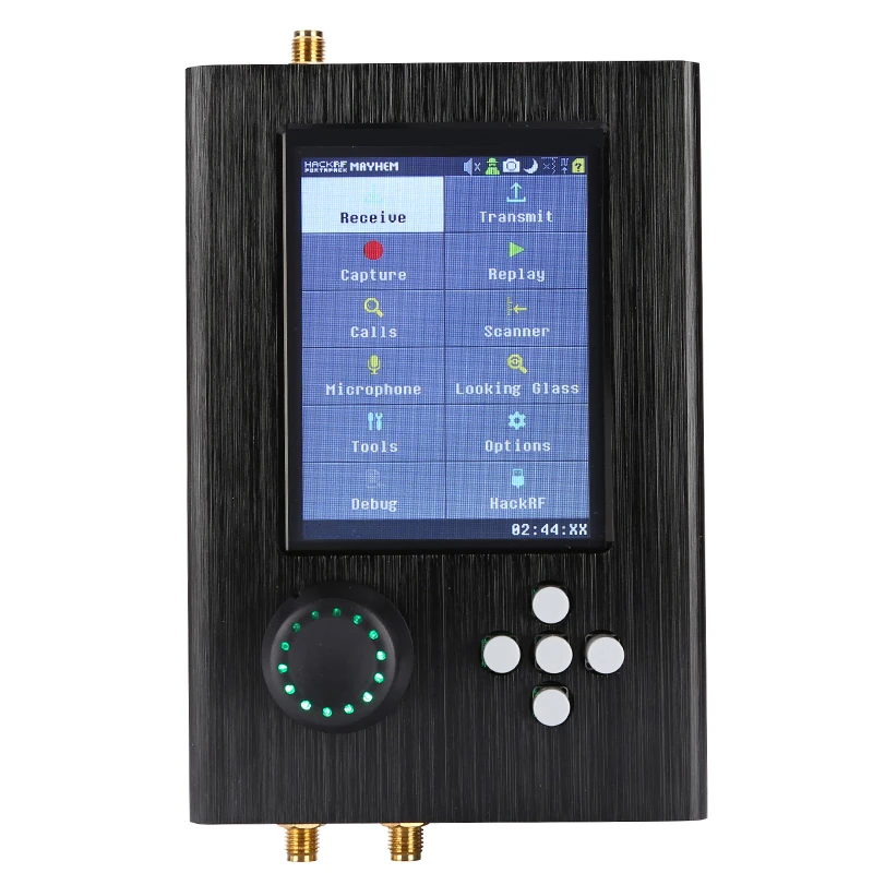  PORTAPACK H2 TCXO 3.2 ġ ġ ũ, HackRF One 6GHz SDR ˷̴ ̽, 2500mAh ͸ Ŀ, Mayhem 1.8.0, 0.5ppm