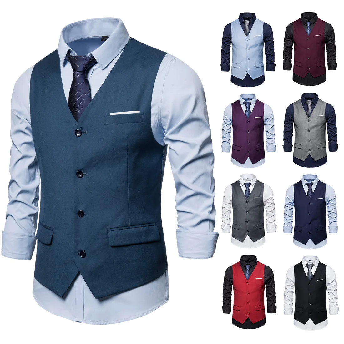 slim Korean version vest European size 