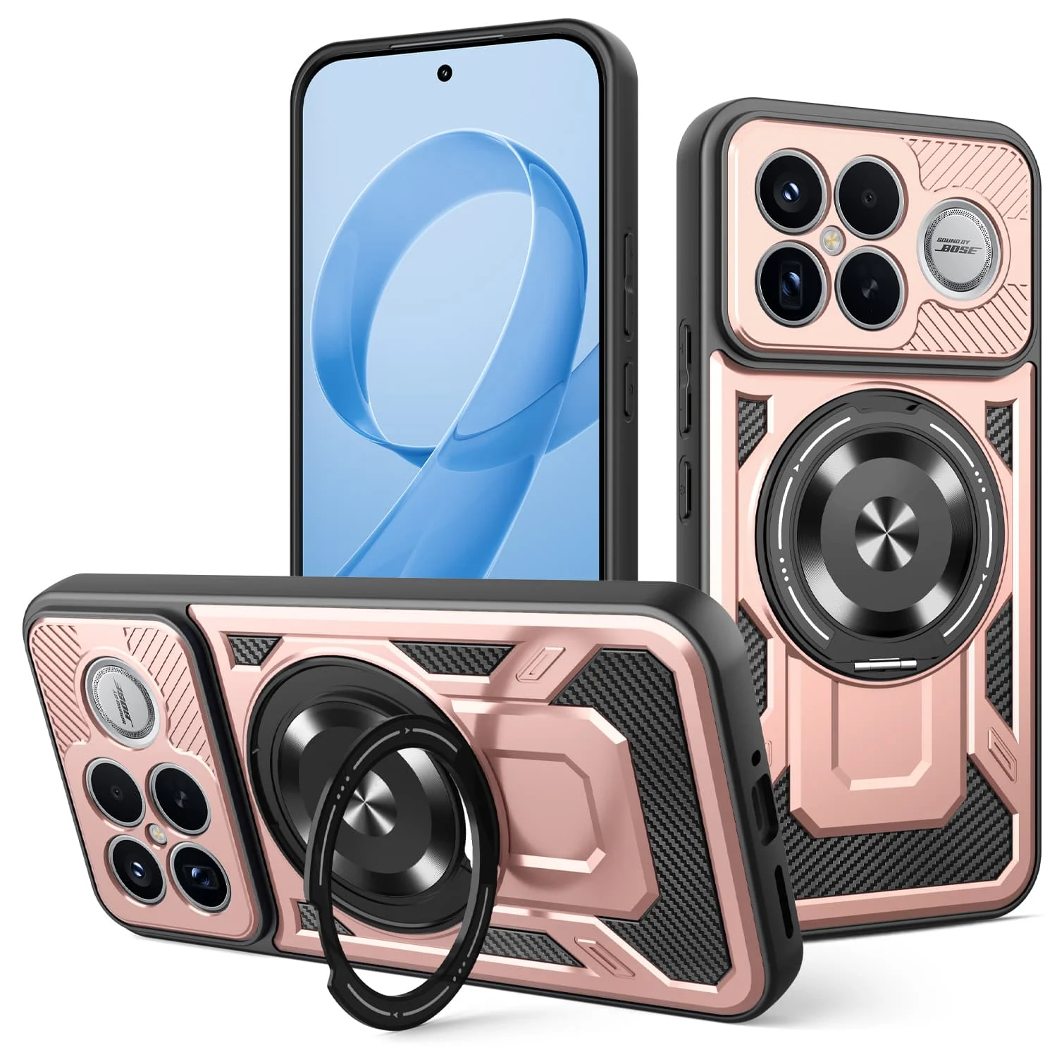 360° Rotating Magnetic Armored Phone Case with Magsafe Protective Cover