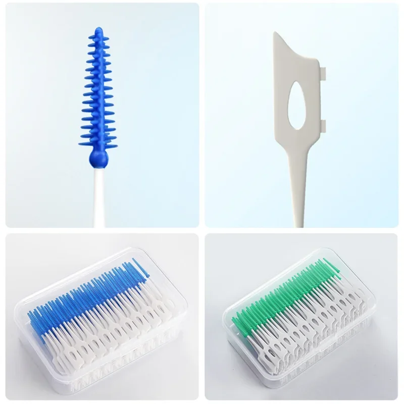 Dental Floss Stick 200Pcs/box Dental Floss Stick Tooth Cleaning Interdental Brush Dental Floss Pick Oral Hygiene Care