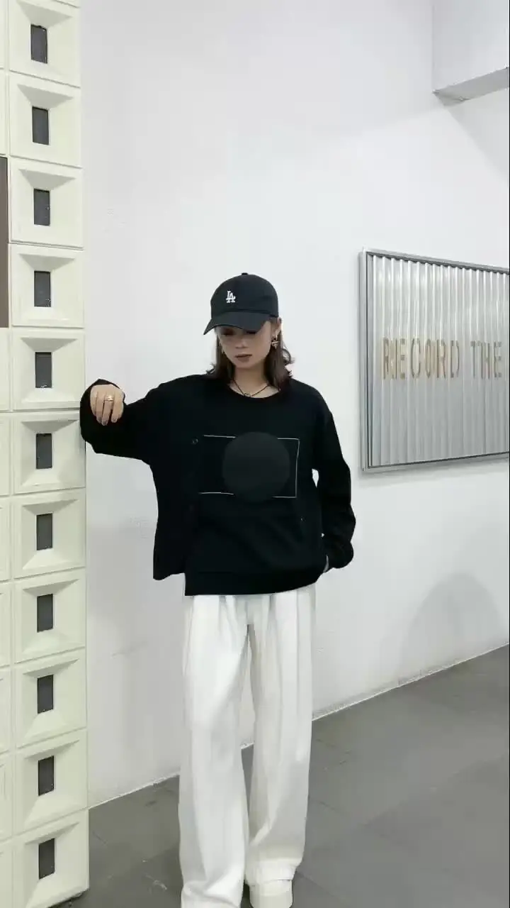 Женская асимметричная футболка Sl из полиэстера и хлопка