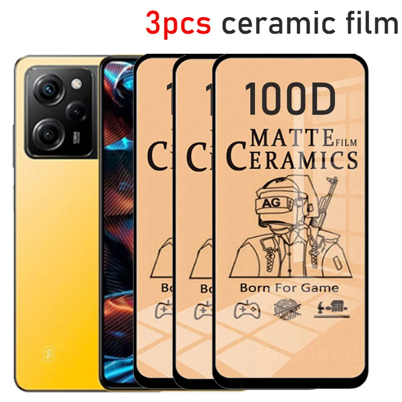 Poco X5 Pro Pellicola In Ceramica Xiaomi Poco X5 Pro 5G Protezione Antigraffio Poco X5 Pro Protezione Dello Schermo Poccox5Pro Poko X5 Pro Matte Soft 