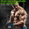 MOREOK Gym Gloves Breathable Anti-slip Pull Ups Training Yoga Body-building Exercise Fitness Workout Weight Lifting Gloves Men 5