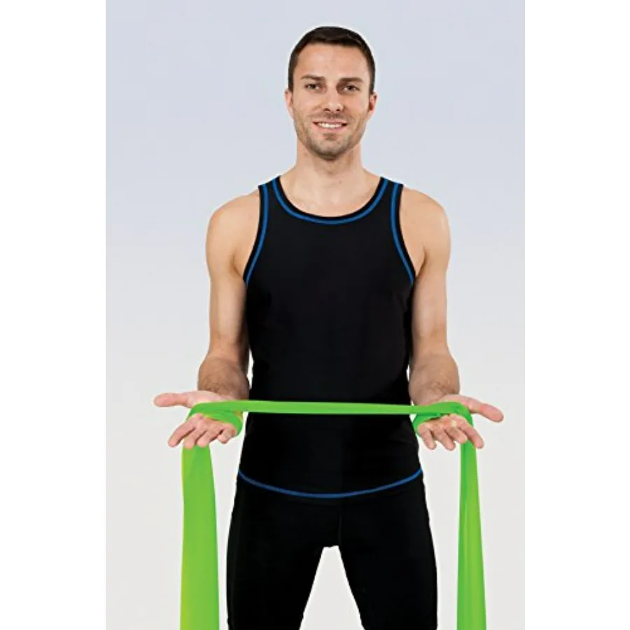 RESISTIVE Band 3 in 1 Dispenser - 5FT Bands - Light (Orange) / Medium (Lime Green) / Heavy (Blueberry) - 15 Pieces of Each Color