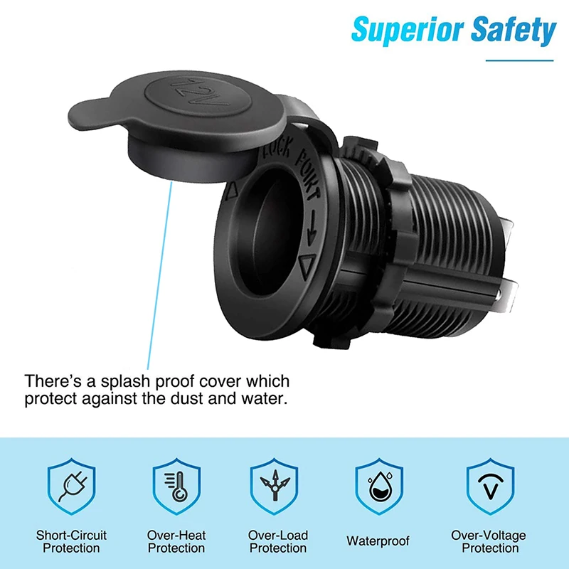 Universal Waterproof Power Socket Adapter