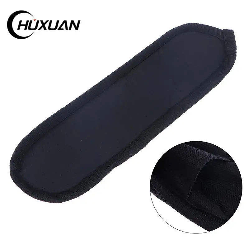 Black Thickened 8MM Oxford Cloth Shoulder Strap Belt Cushion Pad Replacement Travel Computer Bag Pass Through 50MM 1PC