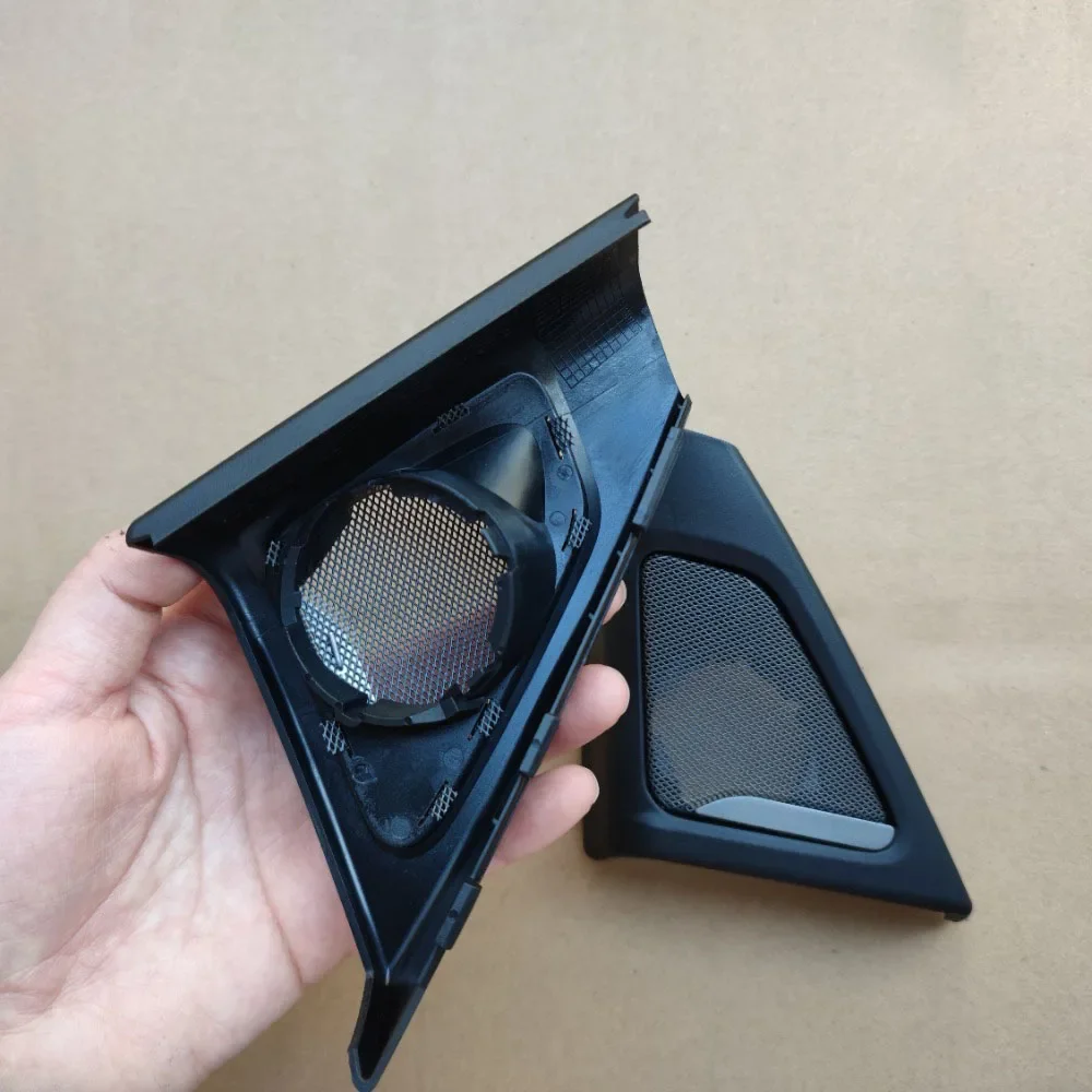 2pcs Door Tweeter Cover for BMW 5 Series F10 F11 2010-Speaker Audio Trumpet Treble Horn Frame stereo speaker tweeter