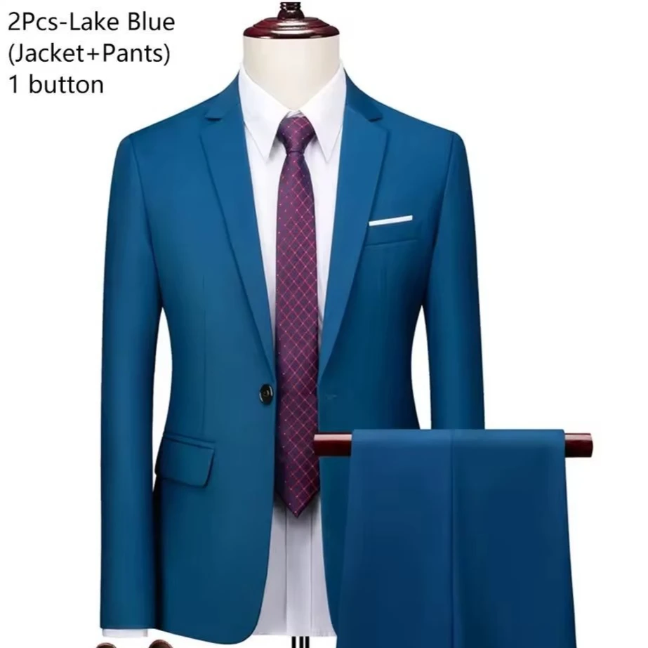 2 pezzi blu lago