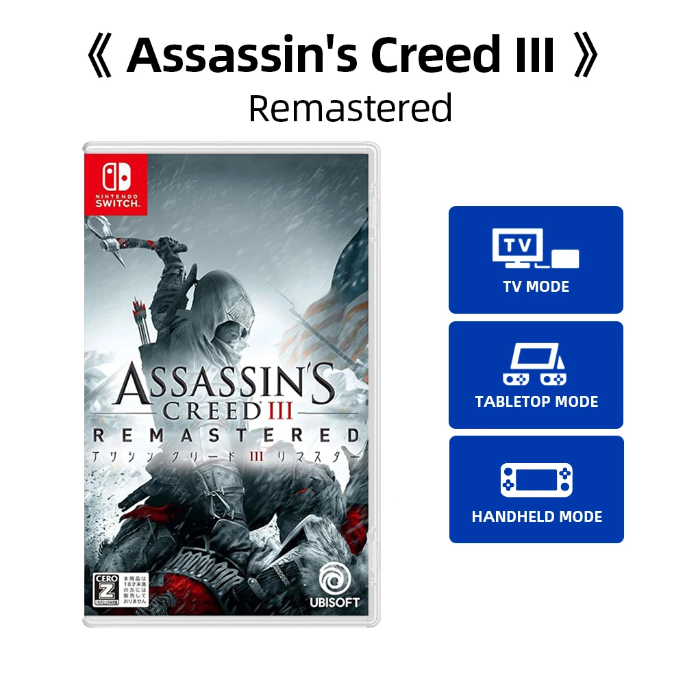 Nintendo switch assassin s creed. Assassins Creed 3 Remastered Nintendo Switch. Ассасин Крид на Нинтендо свитч. Tomb Raider i-III Remastered картридж Nintendo. Assassins Creed Rogue Nintendo Switch.