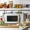 2024 Beautiful 1.1 Cu ft 1000 Watt, Sensor Microwave Oven, White Icing by Drew Barrymore 6