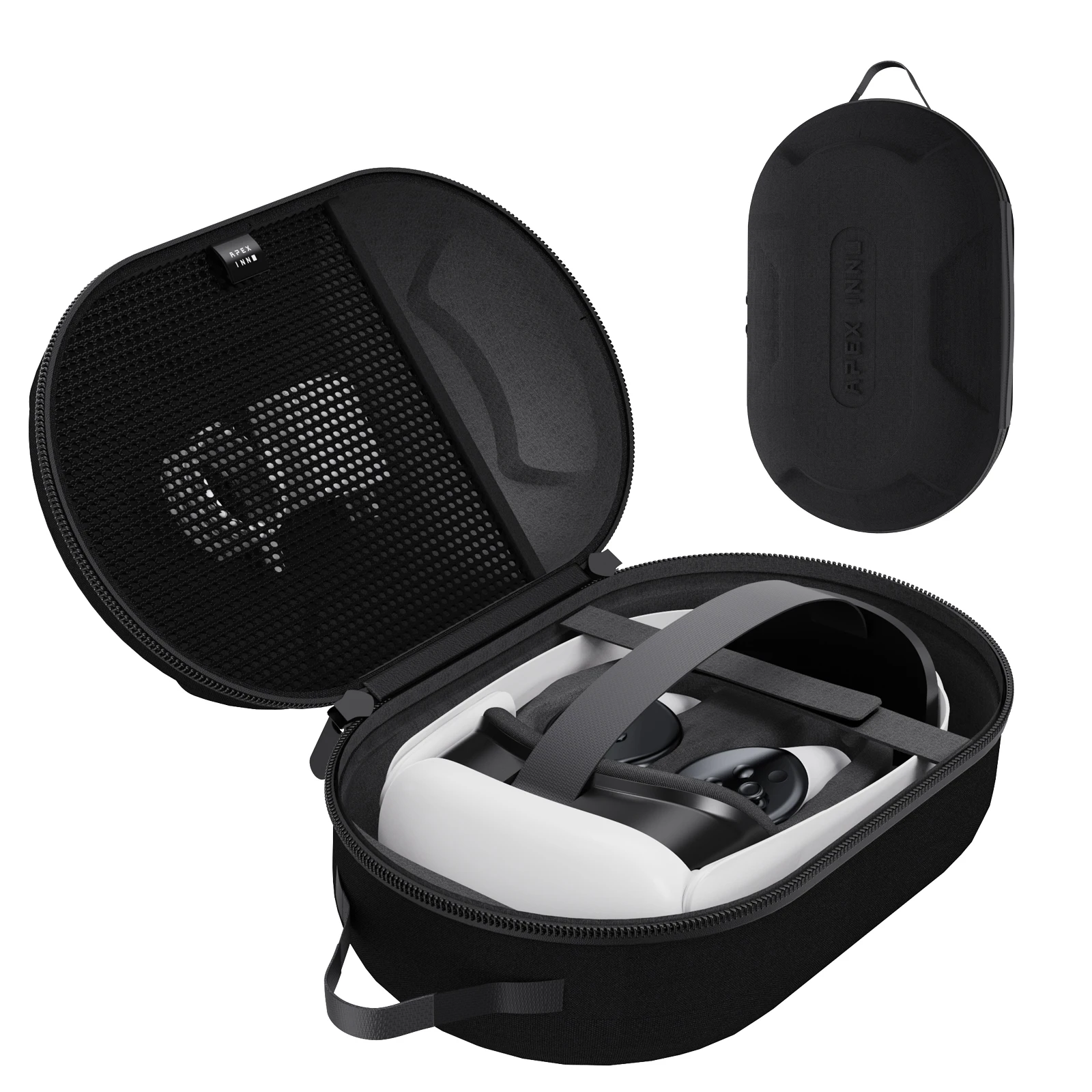 Apexinno Custodia Da Trasporto Grande Per Accessori Meta Quest 3 Custodia Professionale Compatibile Con Oculus Quest 3 Vr Headset Fuchuccuvenia