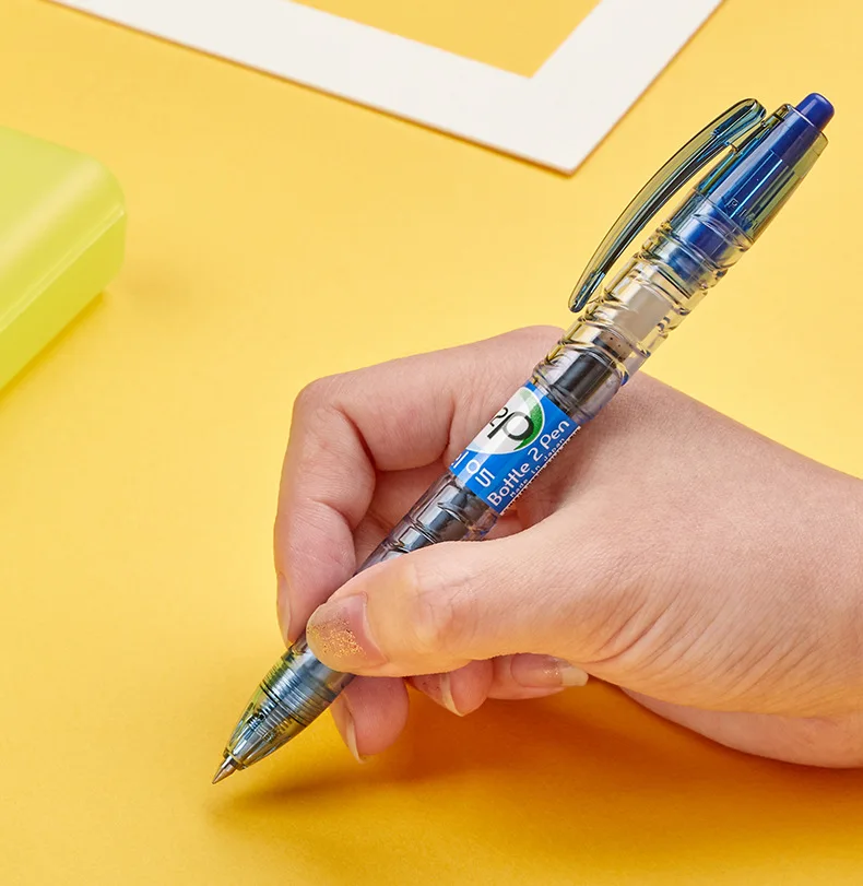 Pilot Pen B2P Bottle To Pen - Penna A Gel Con Punta Media 0,7 Mm, Colore Nero, Ricaricabile Ed Ecologica - 6