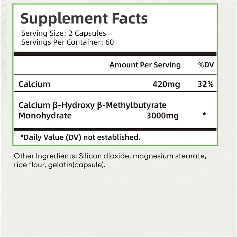 HMB Supplementation-Improves Exercise Intensity and Endurance, Promotes Blood Circulation, Muscle Growth and Reduces Injuries