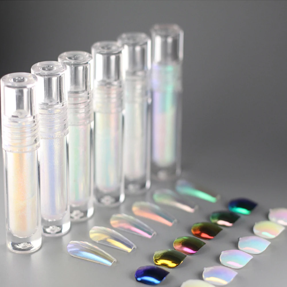 

Pearl Glitter Nail Powder Aurora Mirror Rub Chrome Pigment White Purple Blue Glitter Dust Manicure Nail Gel Dust Nail Art Decor