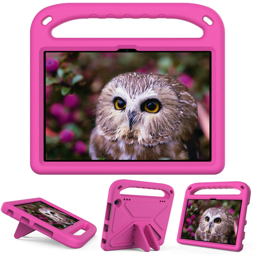 Stötsäker EVA handhållet stativfodral för Kindle Fire HD 8 2022 HD8 Plus 2020 8,0 tums Fire 7 2022 fodral för barn_voghion.com