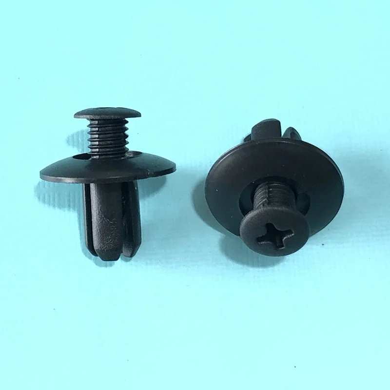 10/20pcs Car Plastic Screw Clips 8mm Hole Auto Bumper Fastener Retainer