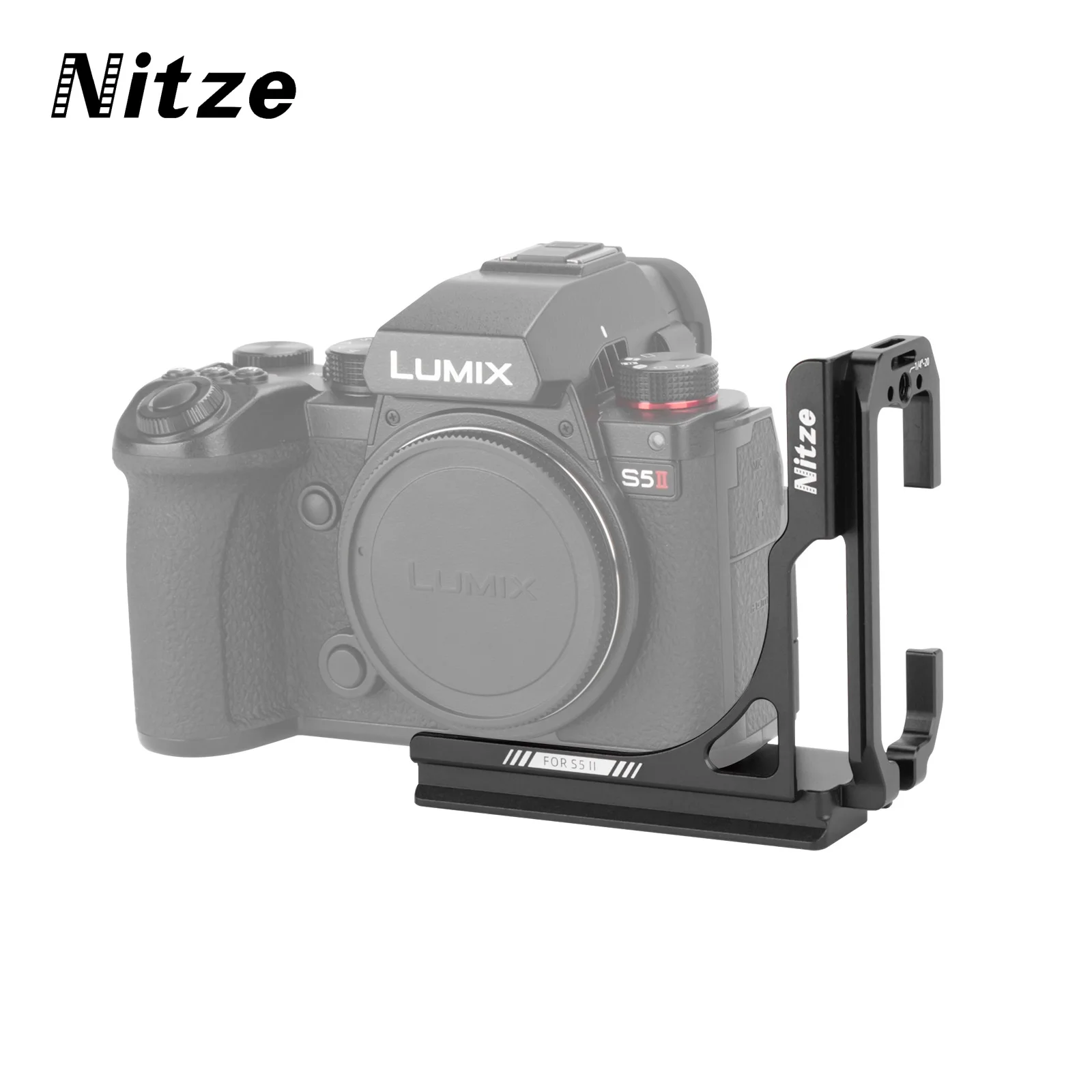 Nitze L Staffa Arca Swiss Plate Design Per Panasonic Lumix S5 Ii / S5 Iix Camera - T-P04A