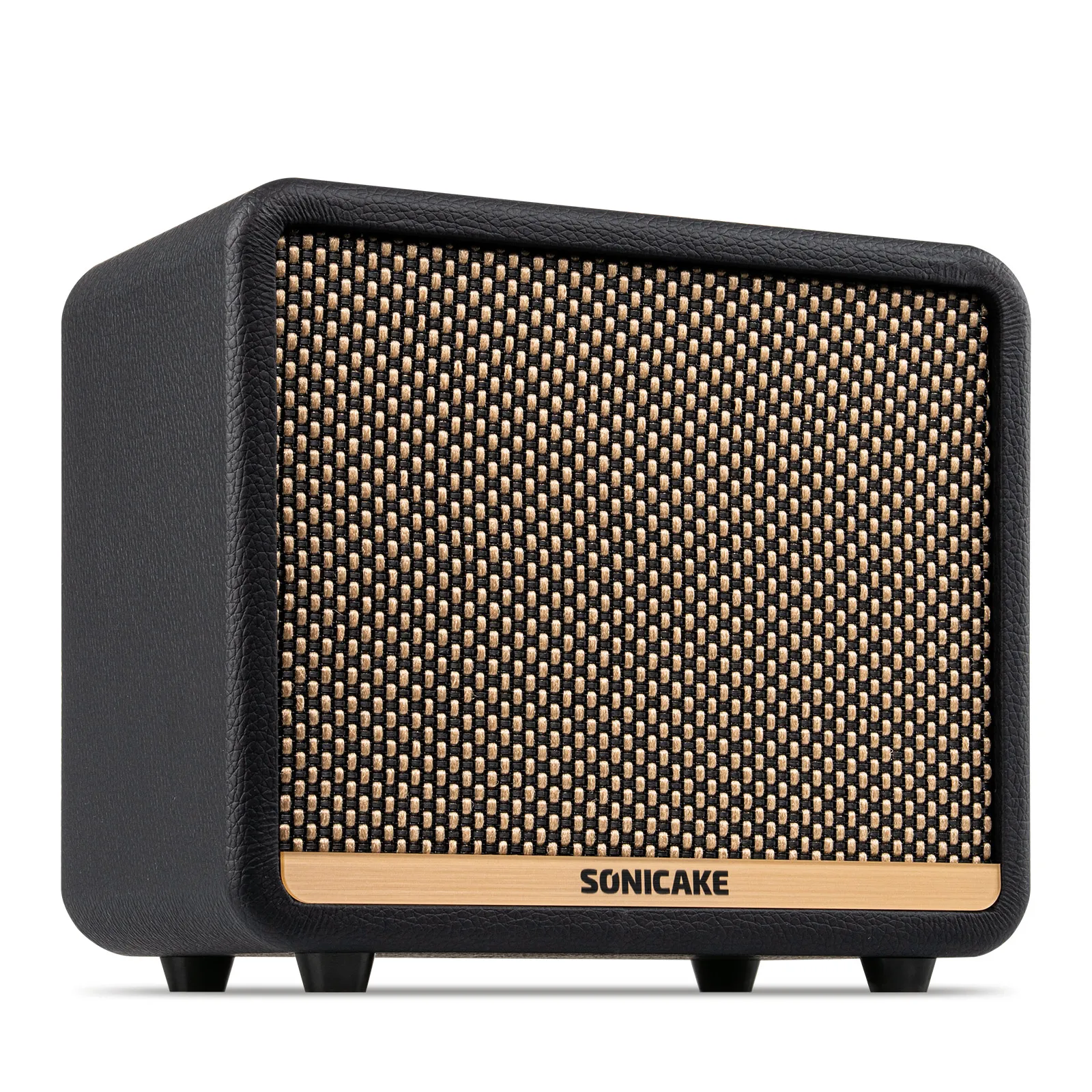 SONICAKE Guitar Amplifier Digital Dual Mode Guitar Practice Amplifier 10W 100 Preset 99 Drummer APP Control QAM-20