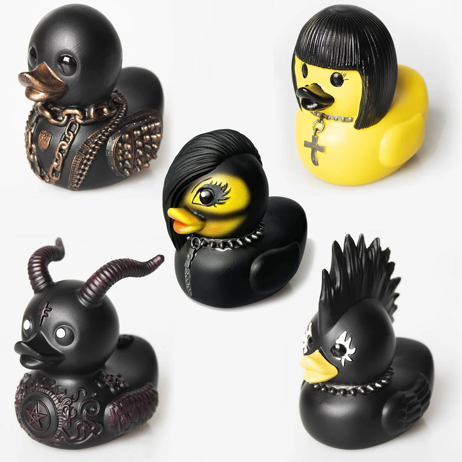 

Internet Celebrity Duck Gothic Satan Duck Punk Duck Death Rock Duck Valentina Lady Duck Personalized Home Decoration Mascot