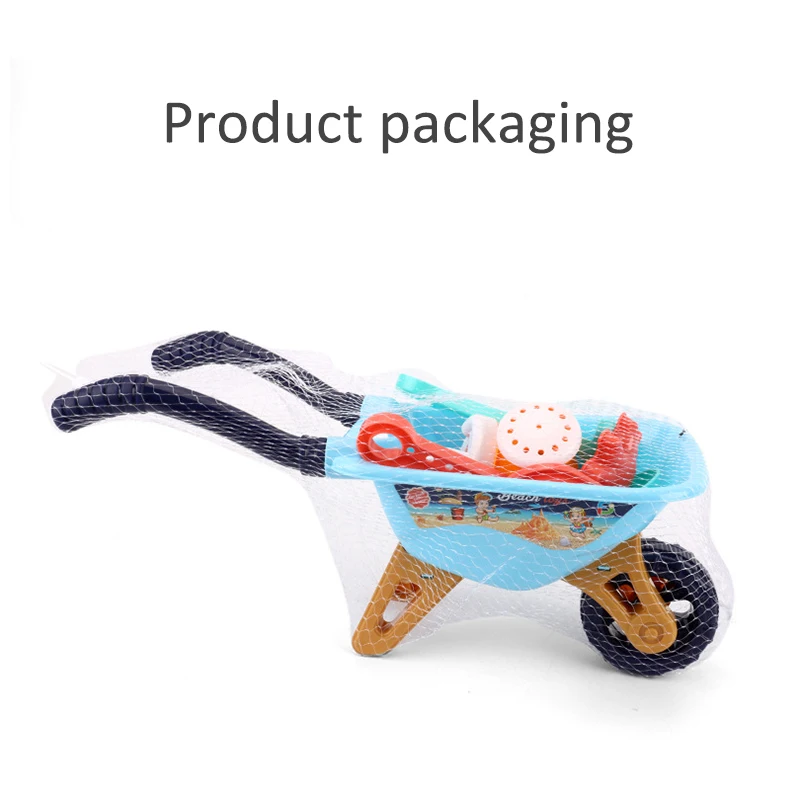 Beach Toy Stroller Kids Excavator Toy Kids Wheelbarrow Kid Sand Toys Set Cart Beach Sand Toy Plastic Kids Sand Playset Baby 5