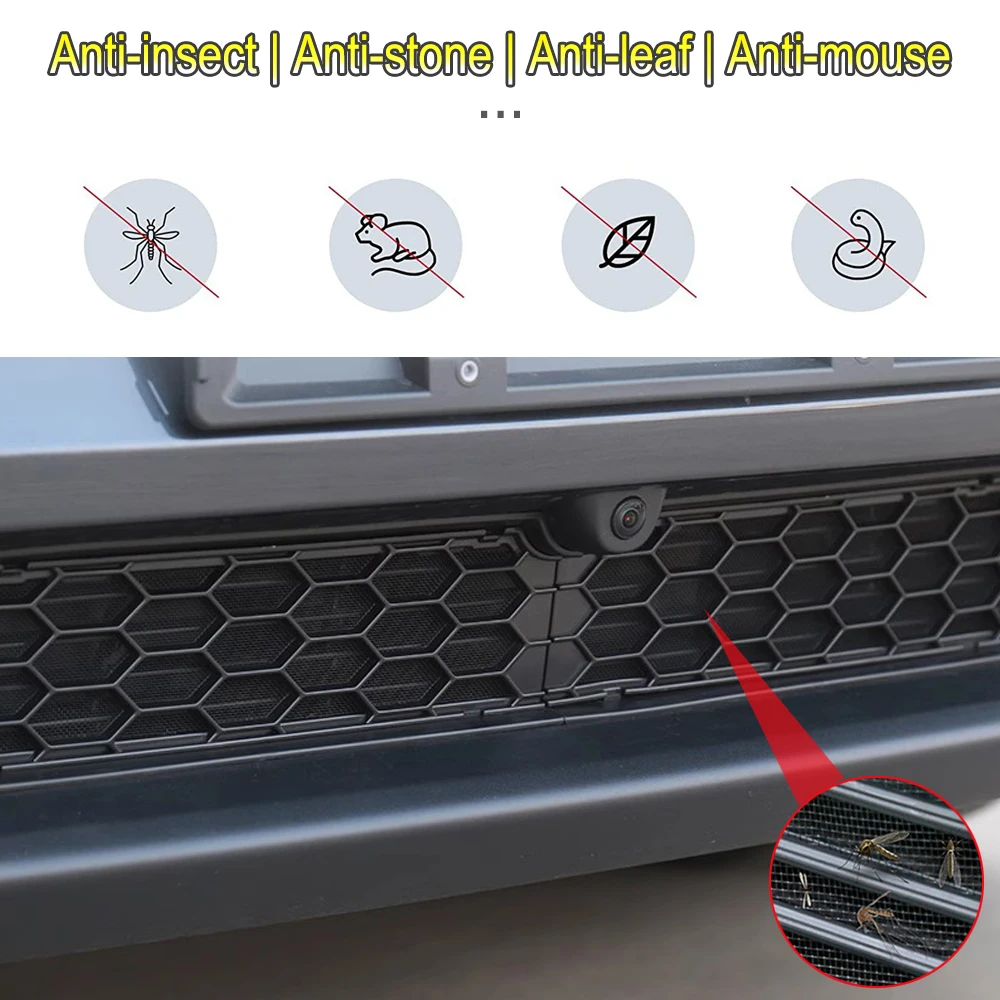 Car Lower Bumper Anti-Insect & Dustproof Air Vent Grille Cover