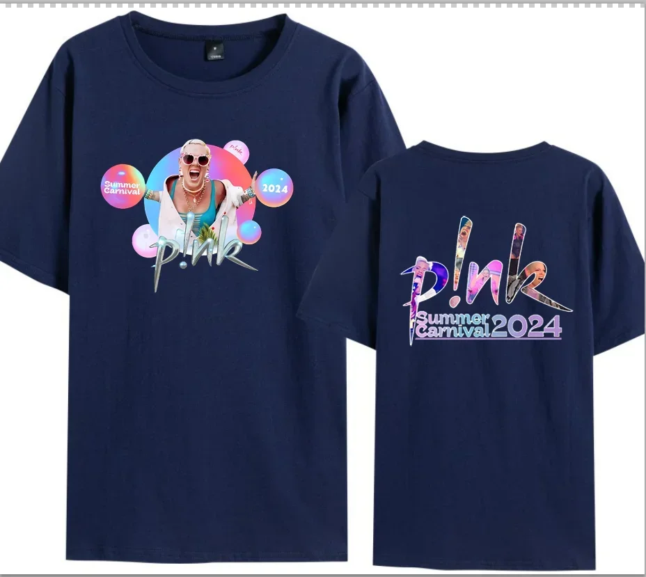 『カラ－ちゃん専用』ピンクと白のTシャツ❣️スポーツ♡♡ Tシャツ綿100% p! Nkピンクのシンガー,夏,カーニバル,ファン