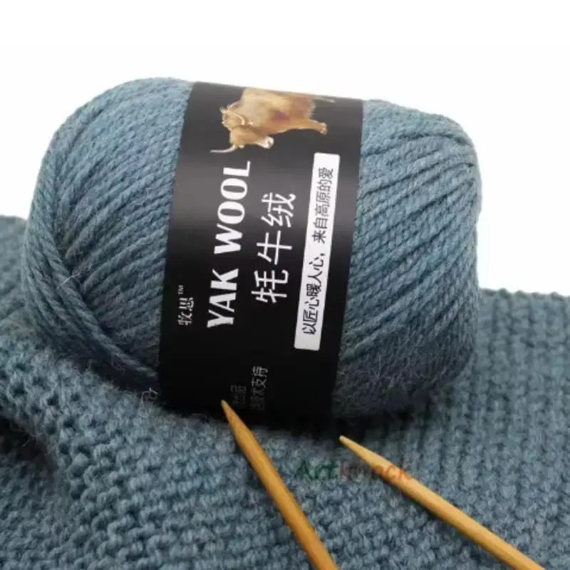 Knitting Wool Yarn Yak Wool 3-Strand for Sweater Coat Scarf Hat