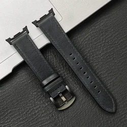 Premium Leather and Silicone Watch Band - Quick Fit Strap - Watch Ultra2025 (MidUBB)