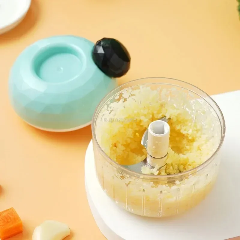 Mini Manual Pulling Crushing Kitchen Accessories Multi-Function Hand Pull Garlic Press Masher Household Durable Grinder