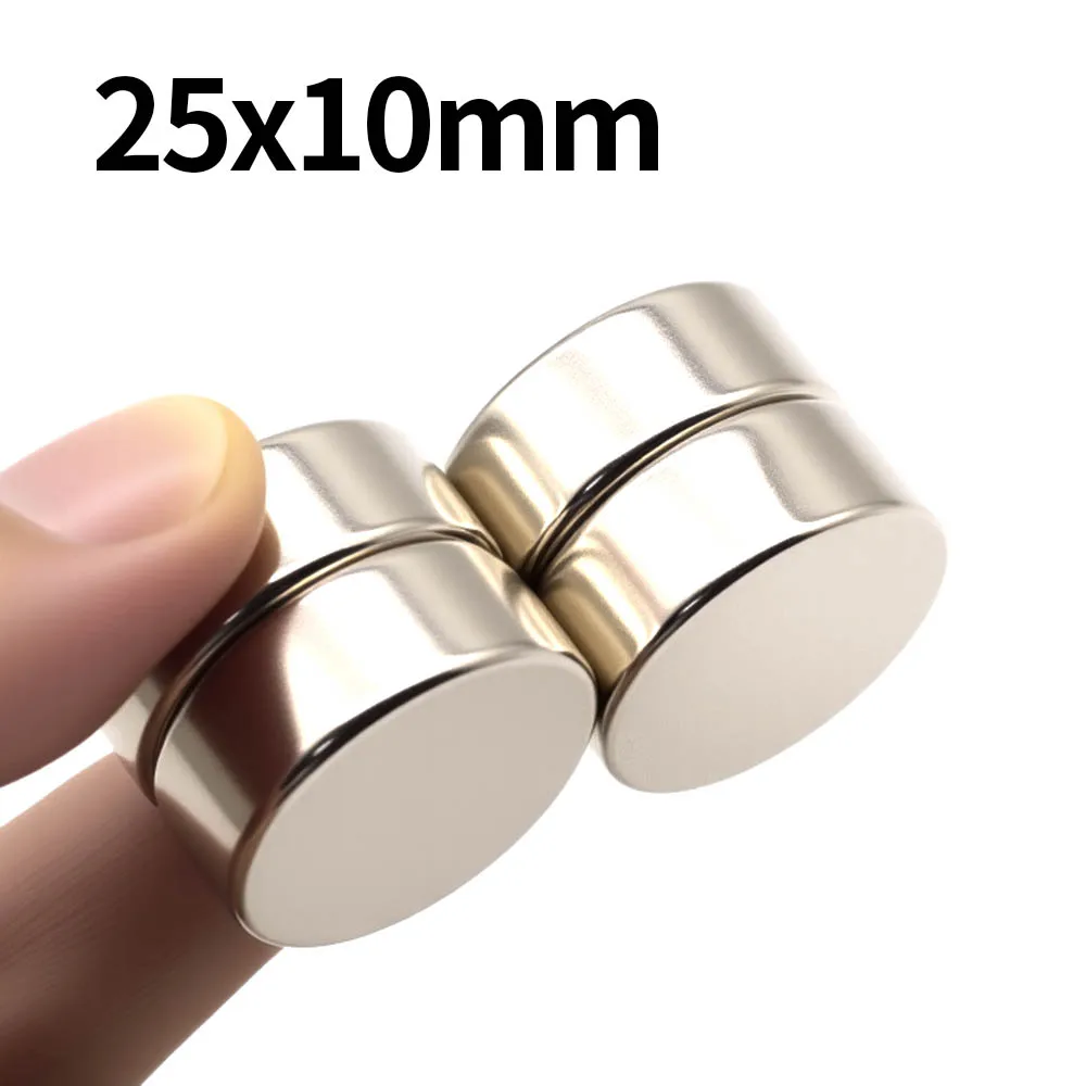 25 x 10 mm superstarker Neodym-Magnet N35 NdfeB Permanentmagnet imanes Runde leistungsstarke Magnete Kühlschrank – Detail 1