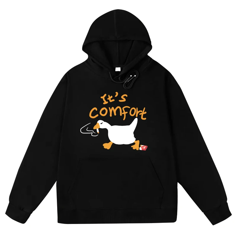 

Hooded Print Hoodies Men Women Streetwear Fashion Hoodies Animal Crewneck Sweatshirt Men Duck Harajuku Hoody Male Spring Autumn