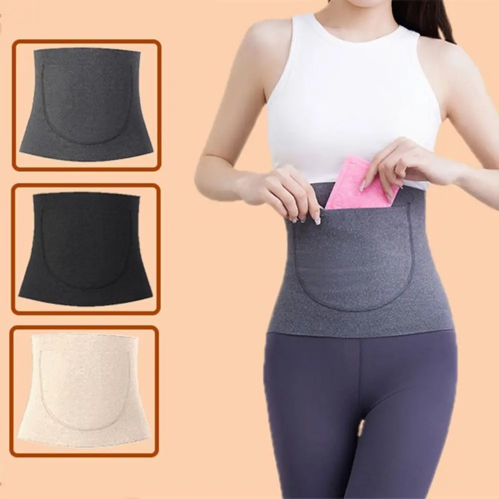 

with Single Pocket Palace-warming Belt Healthy Anti-Cold Warm Stomach Elastic Girdles Shapewear Thermal Women's Intimates