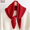 British Korean Style Niche Wool Knitted Triangular Knitted Women Headscarf Multi-functional Scarf Scarf Warm Scarf Knited 5