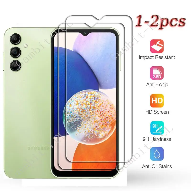 

1-2 шт Для Samsung Galaxy A04 A04e A04s A05 A05s A13 5G A14 4G A22 A22s A23 A24 A34 A54 Закаленное стекло Защитная пленка для экрана