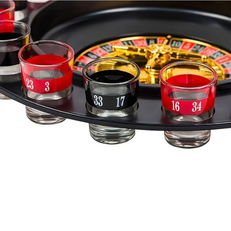 Turntable Ktv Party Games Russian Roulette Cup Russian Test Game