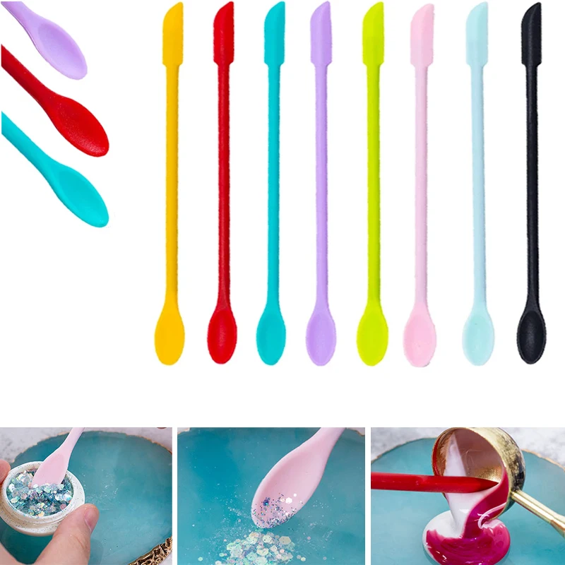Silicone Stir Sticks for Jewelry Making and Epoxy Resin Mixing