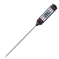 Electronic Thermometer Food Kitchen Oil Thermometer Electron Probe Liquid BBQ Baking Digital Display Temperature Pen Meter TP101 2